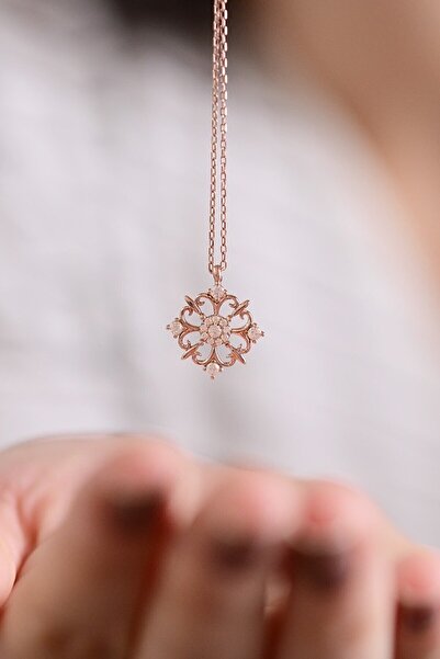 Armes Silver Püsküllü Yonca 925 Ayar Gümüş Kadın Kolye