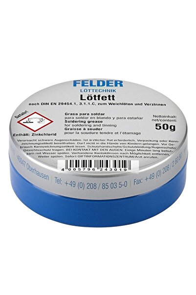 electroon Lötfett Felder Lehim Pastası 50gram