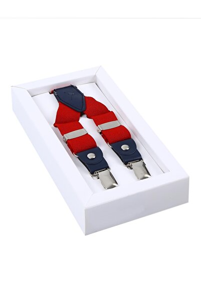 Doctor junior Kırmızı Çocuk Ayarlanabilir Pantolon Askısı