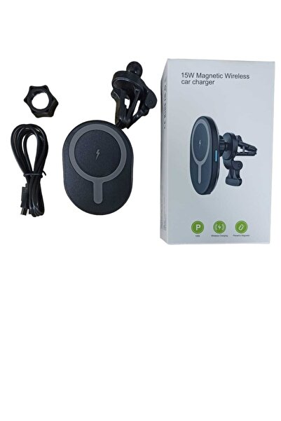 teknosepetim Magsafe Araç Içi Kablosuz Şarj Aleti / Araç Içi Manyetik Şarj Ka...