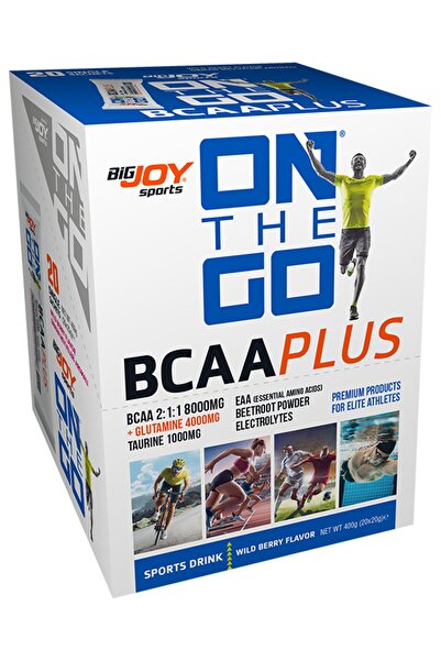 Bigjoy Sports On The Go Bcaa Plus Bcaa Glutamine Orman Meyveli 20*20gr Aminoasit