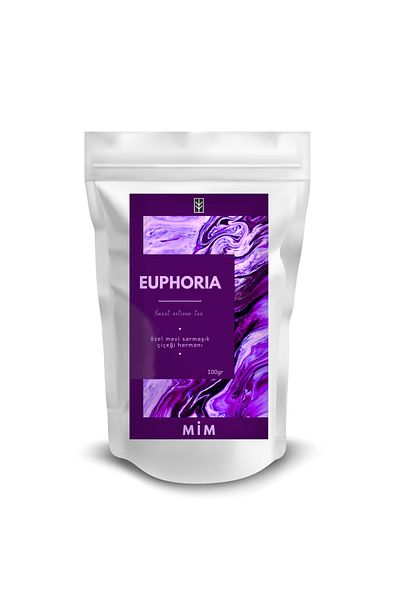 Mim and More Euphoria Tea - Blue Ivy Flower Blend with Raspberry, 250 g