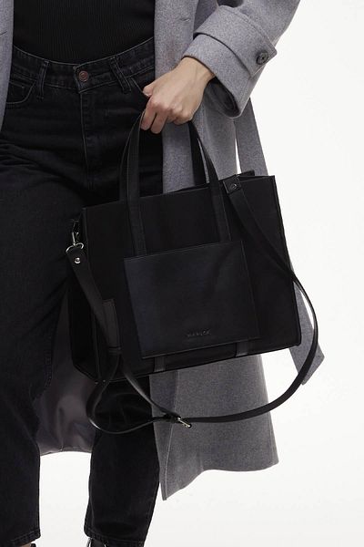 Manuka Urban-Einkaufstasche Schwarz