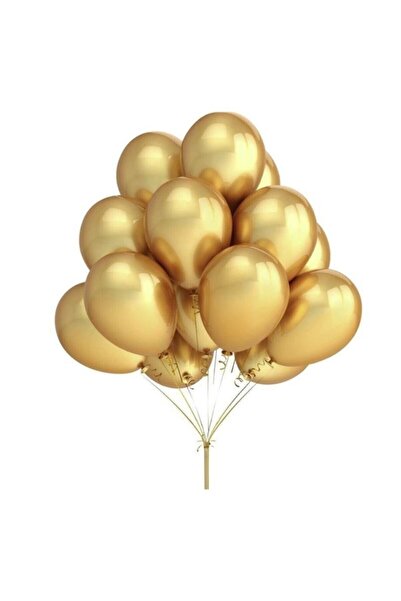 Genel Markalar Balon Metalik Gold (10 Adet)