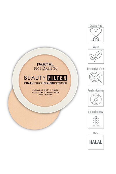 Pastel Beauty Fılter Fixing Powder 01 - Makyaj Sabitleyici Pudra ….-pudra-6310