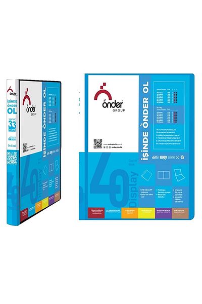 Önder 40-Piece Black Catalog File - Pp Preceptured 1240-3
