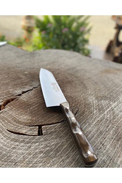 Sürmene El Yapımı Verzalit Saplı Santoku Şef Bıçağı