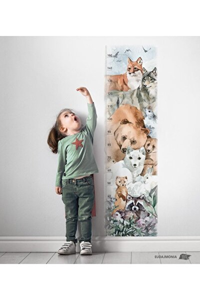 WALLHUMAN Naljepnica za zid u dečjoj sobi za merenje visine na Aljasci