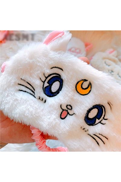 Fillikutum Sailor Moon Cat Sleep Mask Cat Eye Patch