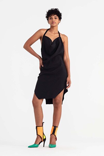 VDR Siyah Elbise 11064