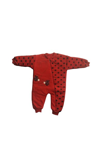 By Cwhr حقيبة نوم للأطفال باللون الأحمر مع أشكال الدعسوقة