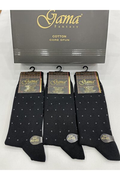 Gama Çorap 3 τεμάχια γάζα βαμβακερές 100% φυσικές νάιλον χωρίς πουά χοντρές χειμερινές ανδρικές κάλτσες