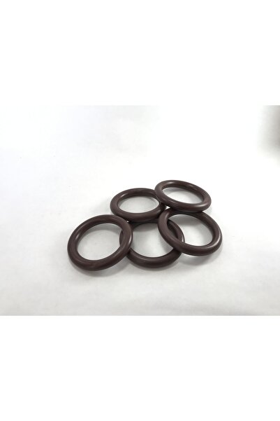 ETAB Inel pentru perdea rustică maro închis - 10 buc