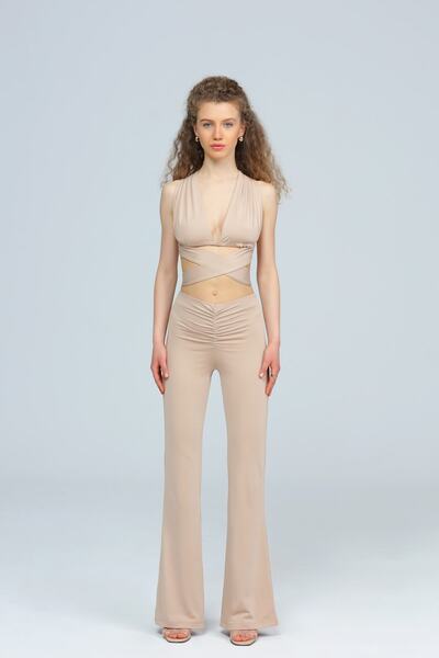 Wear Three Points Bej Gaia Pantolon