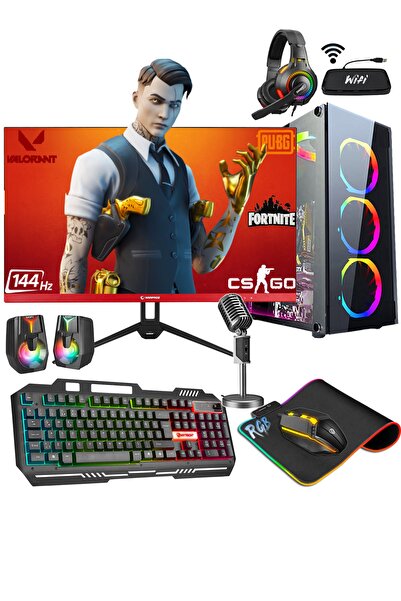 Zeiron Sirius X11 I5-3470 8gb 256gb Ssd+1tb Hdd Gtx1050ti 24" 144hz Oyuncu Ma...