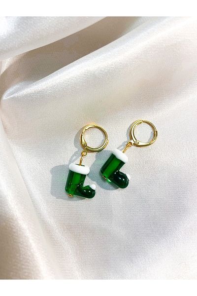 nazarboncuğu New Year Earrings New Year Earrings -christmas-new Year