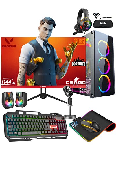 Zeiron Sirius X17 I5-3470 8gb 256gb Ssd+3tb Hdd Gtx1050ti 24" 144hz Oyuncu Ma...