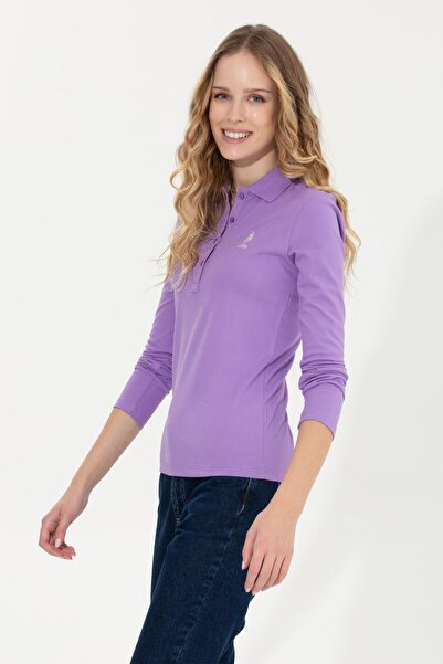 U.S. Polo Assn. Pembe Kadın Sweatshirt