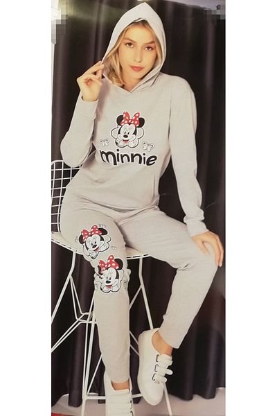 Lila Sapphire Gray Character 2 Thread Tracksuit Set