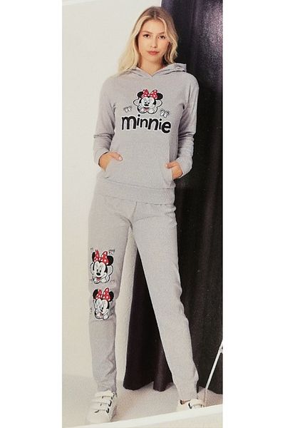 Lila Sapphire Gray Character 2 Thread Tracksuit Set