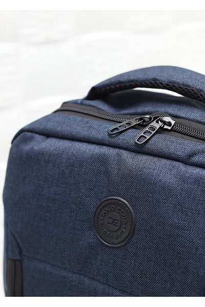 Las Vegas Polo Club Τσάντα πλάτης Laptop Unisex μεγάλου μεγέθους 3 χρωμάτων με 2 κύριες θήκες, 2 τσέπες για μπουκάλια νερού και 1 κάθετη θήκη