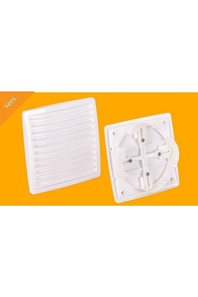 AKHOUSE Vent Chimney Cover Square 130mm Adjustable Without Filter