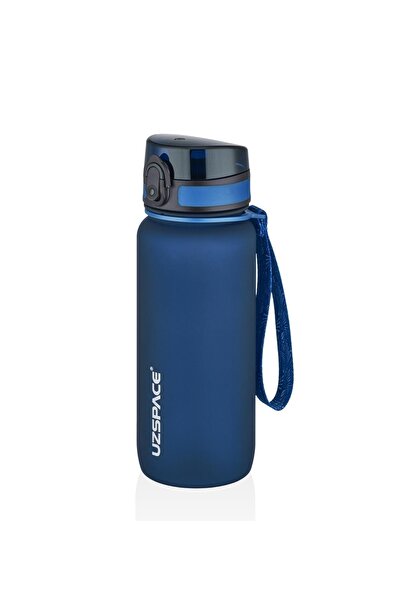 Uzspace زجاجة مياه تريتان ذات ملمس ناعم من المجموعة الجديدة سعة 650 مل