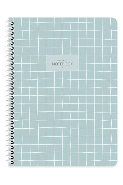 KESKİN COLOR Caiet cu spirală pentru facultate, fără linii, 16x22 cm, alb, 80...