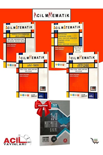Acil Yayınları Matematik Permütasyon-polinom-limit-integral Çıkmış Sorular He...