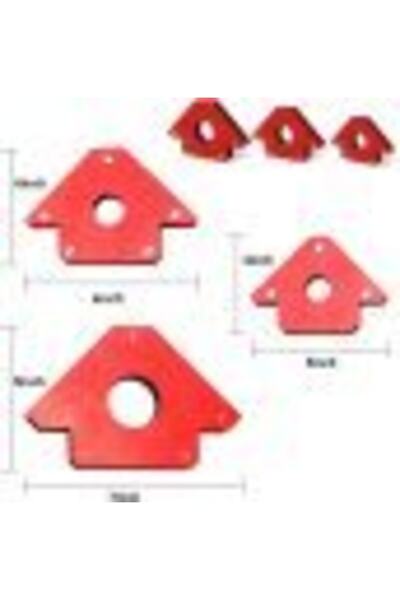 Hdg 2 Adet Mıknatıslı Manyetik Gönye Kaynak Tutucu 25 Lbs