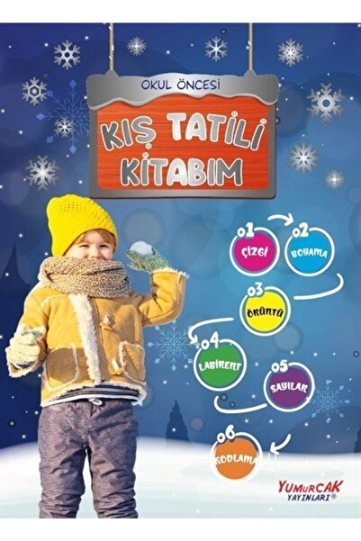 Yumurcak Yayınları Kış Tatili Kitabım / Tuba Bozcan / Yumurcak Yayınları / 9789752746930