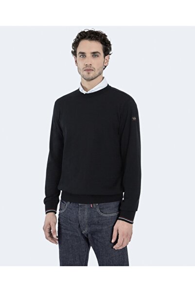 PAUL&SHARK Men's Knitted Roundneck C.W.Wool Sweater