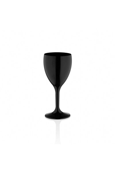 GastroPlast 255 ml Polikarbon Şarap Bardağı Siyah