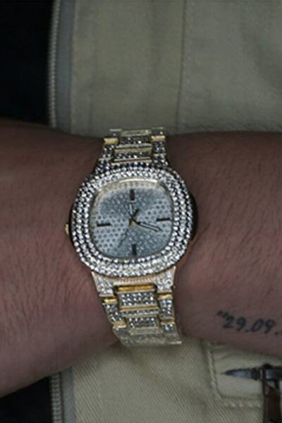 UBUH SHOP Iced Out Watch Full Taşlı Oval Quartz Unisex Çelik Saat