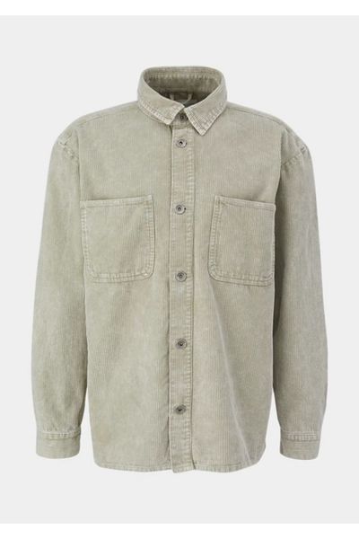 QS by s.Oliver Hemd - Ecru - Regular Fit