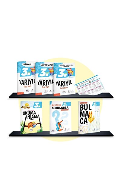 öğretmen evde 3. Sınıf Yarıyıl Tatil Seti (2022-2023) | Yayınları