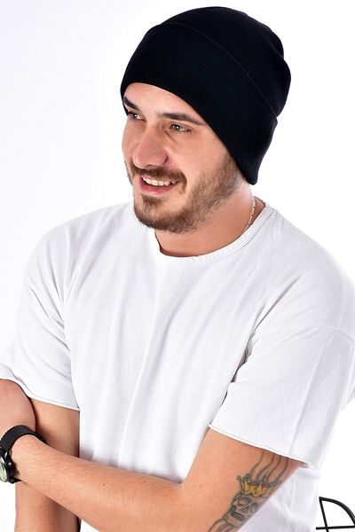 w white stars sports & wear Основна шапка с барета Трикотаж Есен Зима Норка Унисекс