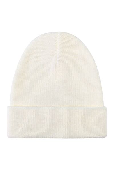 w white stars sports & wear Basic Beret Hat Knitwear Autumn Winter Mink Unisex