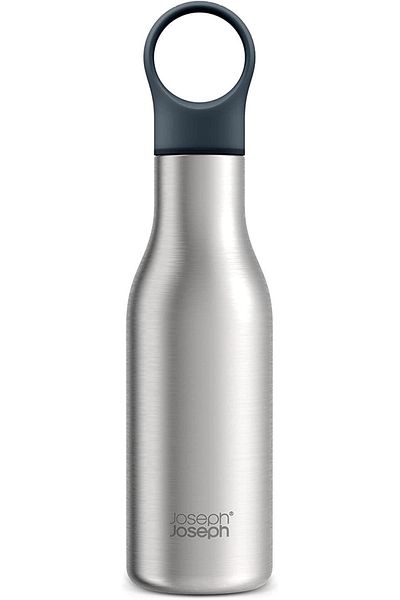 Joseph Joseph Loop Thermos Bottle 500 Ml - Steel Gray