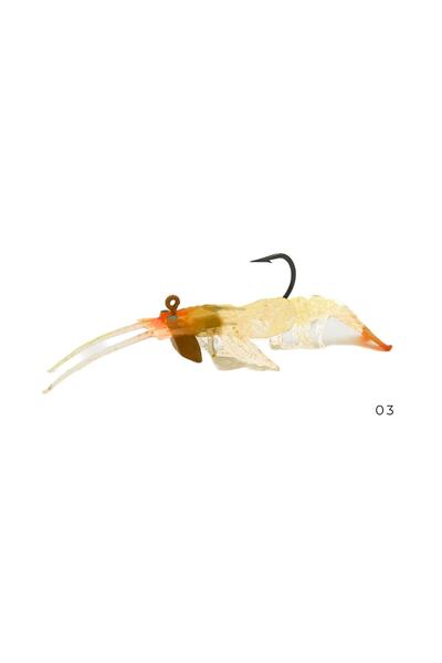 Avlivari 3d Shrimp 6 Gr 5,5 Cm Zıplatmalı Silikon Karides