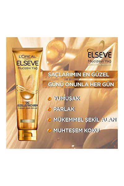 L'Oreal Paris Elseve Mucizevi Yağ Saç Güzelleştirici Krem 150 Ml Dm