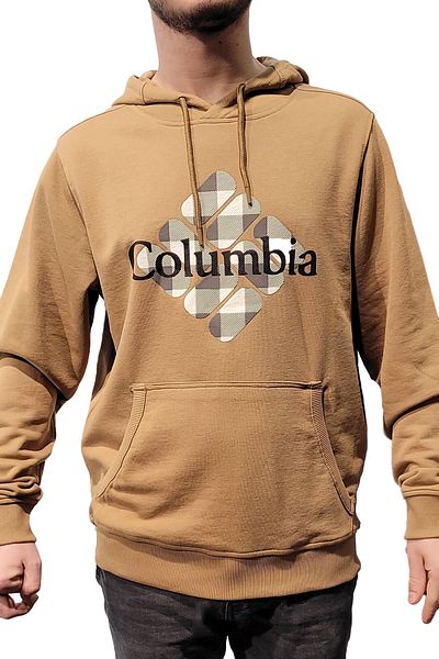 Columbia Ανδρικό φούτερ με κουκούλα Csc M Basic Gem Buffalo Plaid - Cs0284