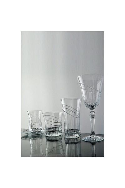 KCD Seremoni Simple 31 Piece Glass Tableware Presentation Dowry Set Water Cup Set Cutting Hand Decor