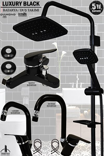 tesitay Banyo Lavabo Mutfak Bataryası Robot Duş Seti Banyo Duş Musluğu Lavabo...