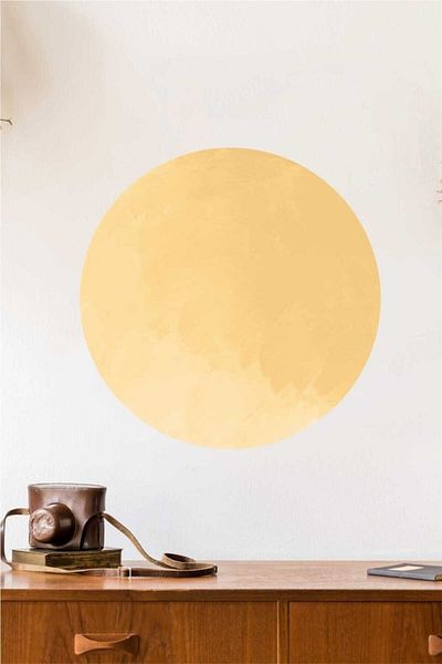 Piksel Grafik Absurd Full Circle Bohemian Wall Sticker