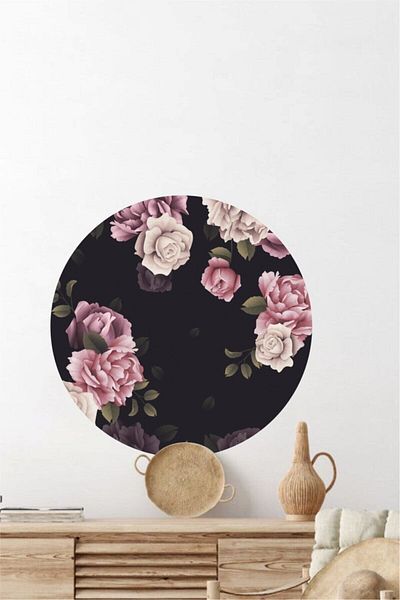 Piksel Grafik Bohemian Floral Full Circle 2