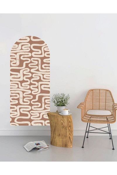 Piksel Grafik Αυτοκόλλητο τοίχου με μοτίβο Bohemian Oval