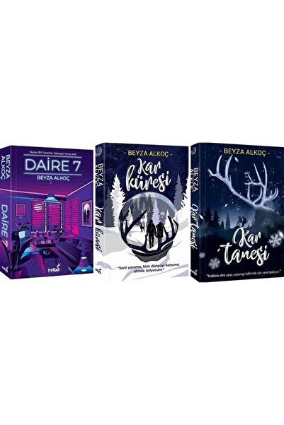 İndigo Kitap Daire 7 Karton + Kar Tanesi Karton + Kar Küresi Karton Beyza Alk...