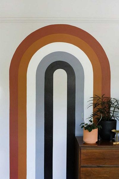 Piksel Grafik Autocolant de perete Boho Rainbow