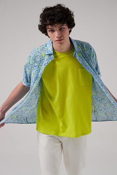 Tween Oversize Turkuaz Gömlek